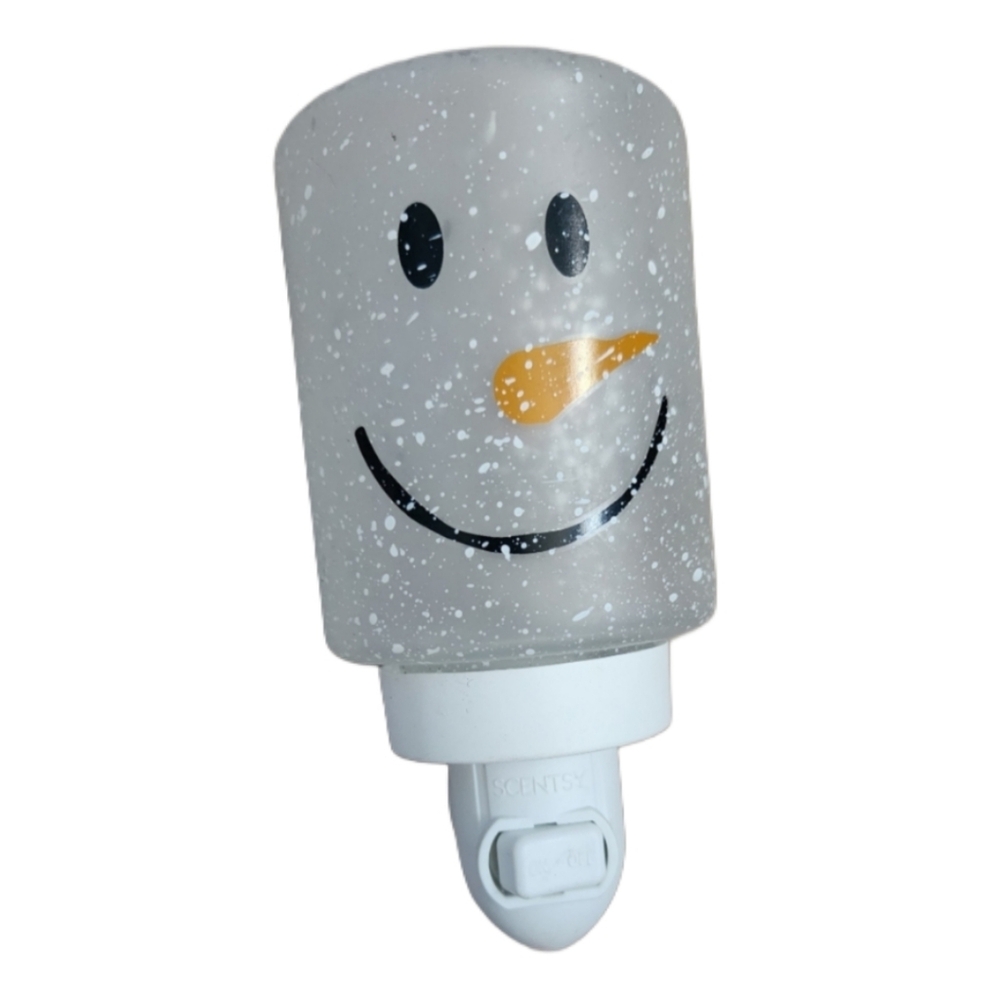 Discontinued Scentsy Frosted Snowman Plug-In Light